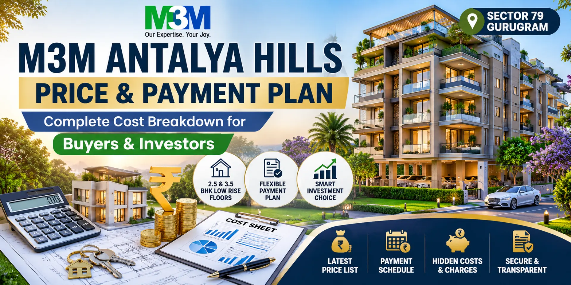 M3M-Antalya-Hills-price