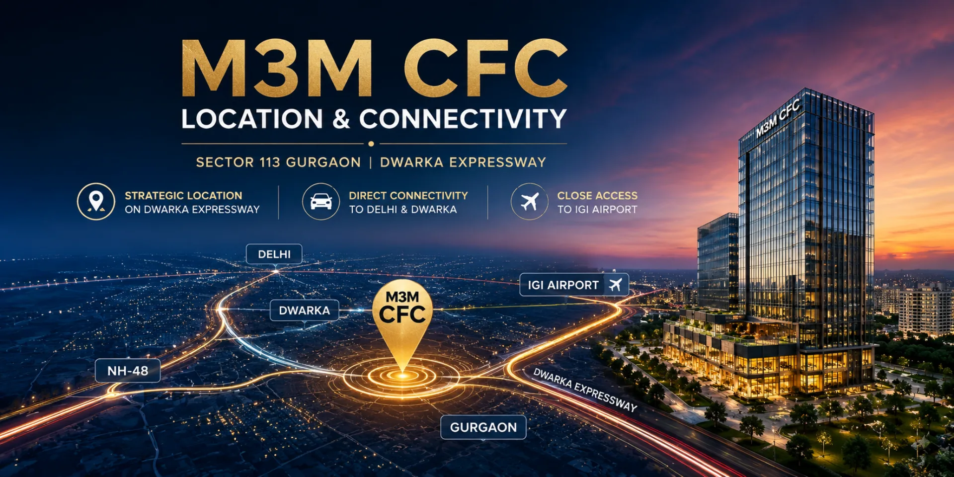 M3M-CFC-Location-&-Connectivity