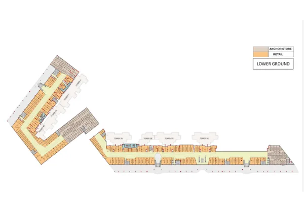 M3M Capital Lower Ground Floor Plan